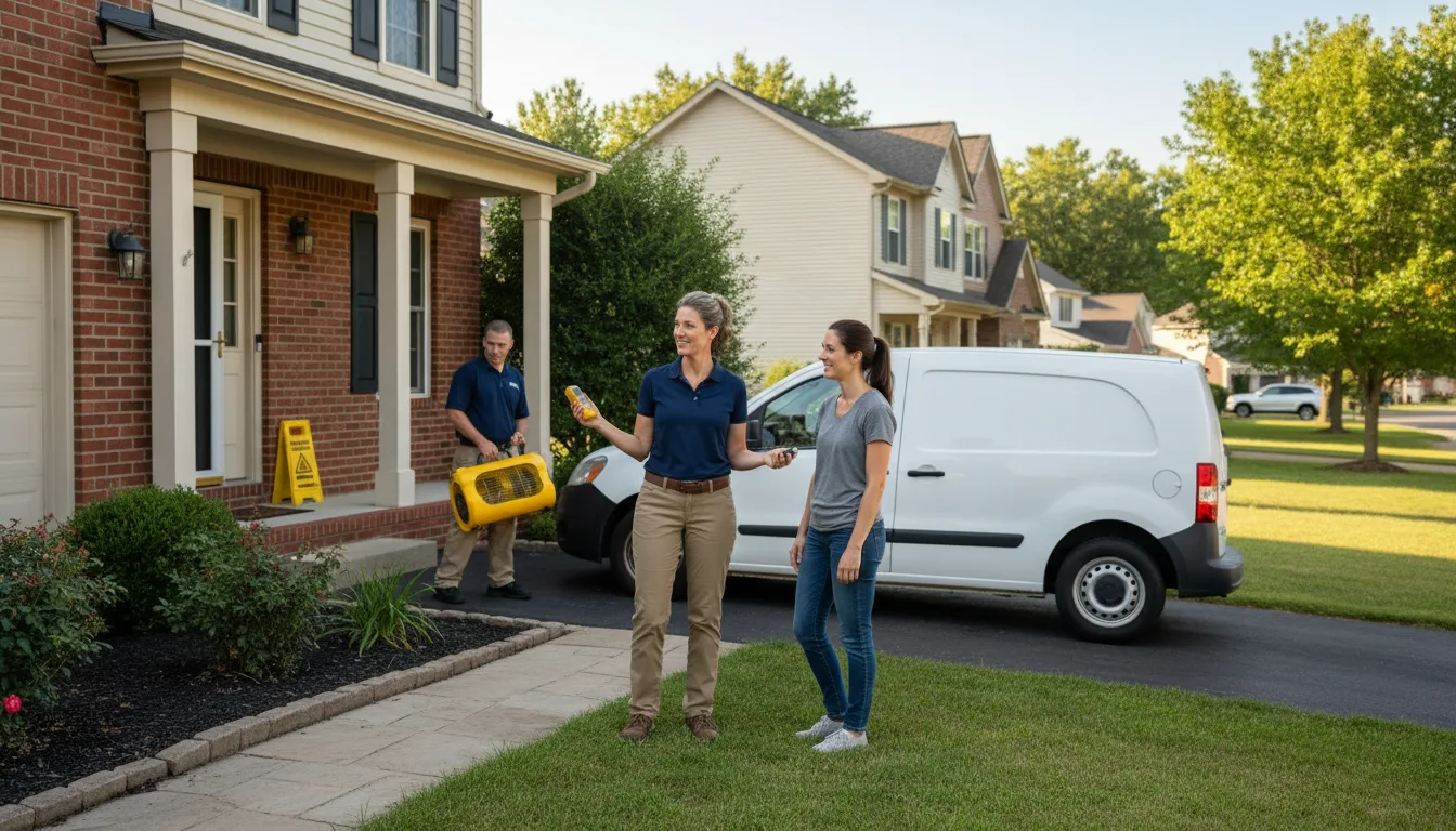 Residential water damage restoration in Saint Anthony, ID